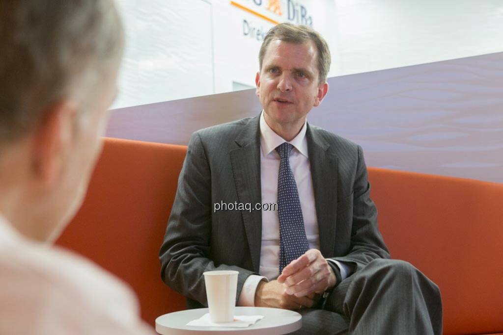 Roel Huisman (CEO ING-DiBa Direktbank Austria), © photeq/Martina Draper (12.06.2014) 