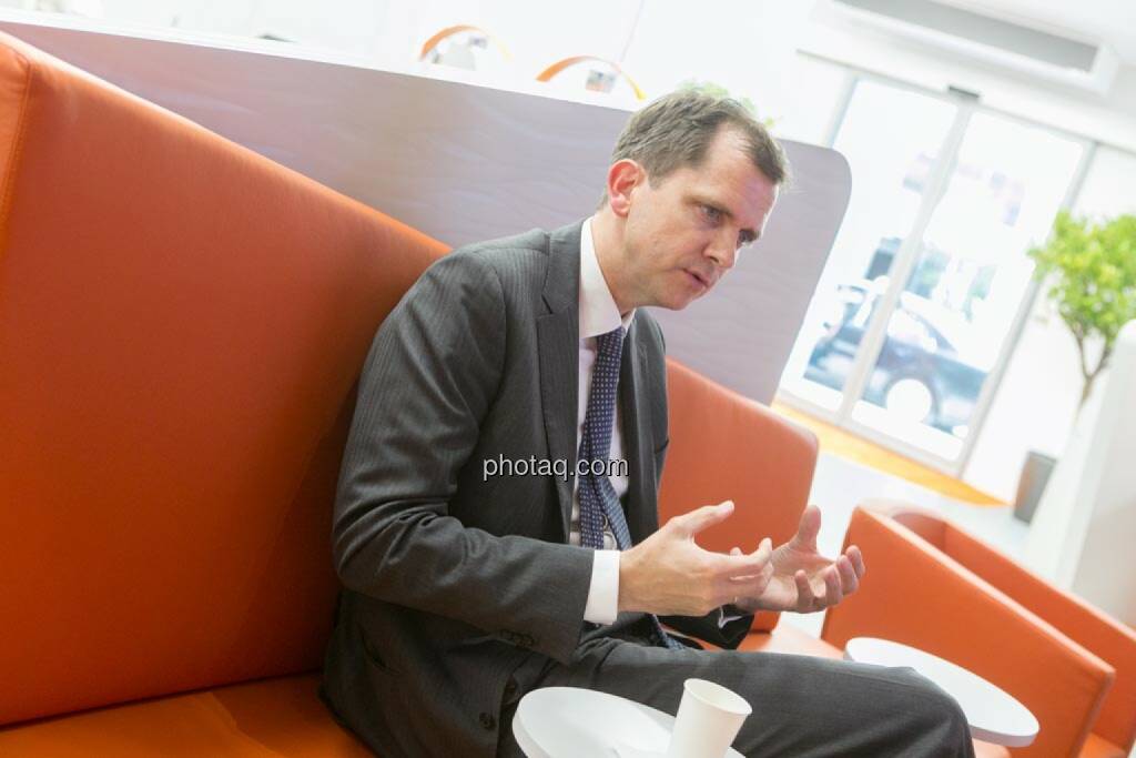 Roel Huisman (CEO ING-DiBa Direktbank Austria), © photeq/Martina Draper (12.06.2014) 