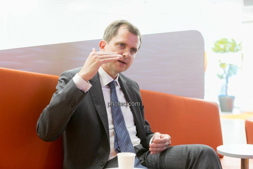 Roel Huisman (CEO ING-DiBa Direktbank Austria), © photeq/Martina Draper (12.06.2014) 