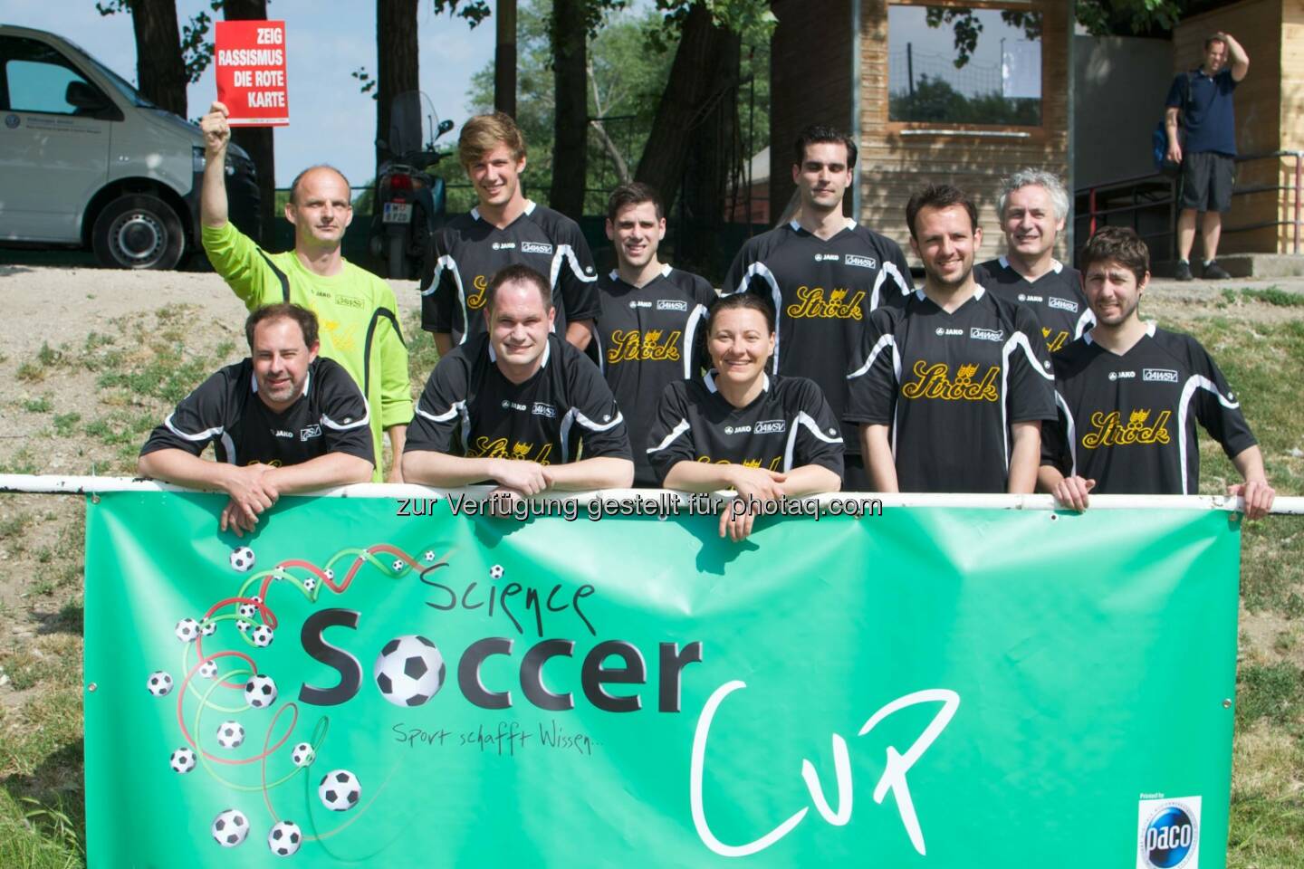 Die Gewinnermannschaft des Science Soccer Cup 2014: Österreichische Akademie der Wissenschaften