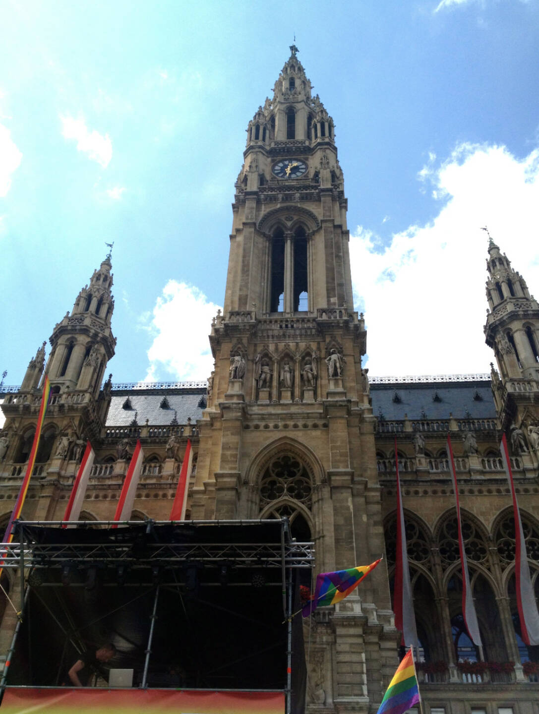 Rathaus Regenbogenparade 2014