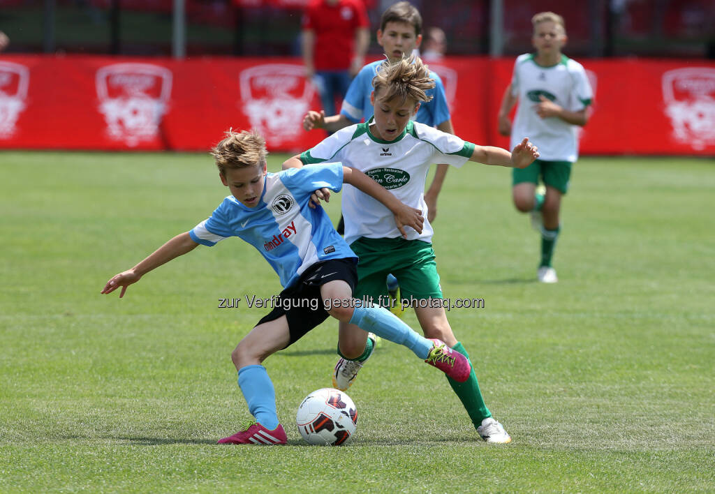 Spieler des SC Lichtenwörth, Coca-Cola Cup, Bundesfinale. 
Foto: GEPA pictures/ Mario Kneisl, © Gepa (16.06.2014) 