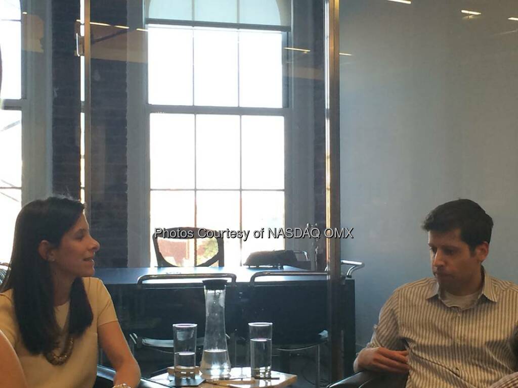 Cool event by TheInformation, founder @JessicaLessin interviews @Ycombinator's President Sam Altman @sama #startup  Source: http://facebook.com/NASDAQ (20.06.2014) 