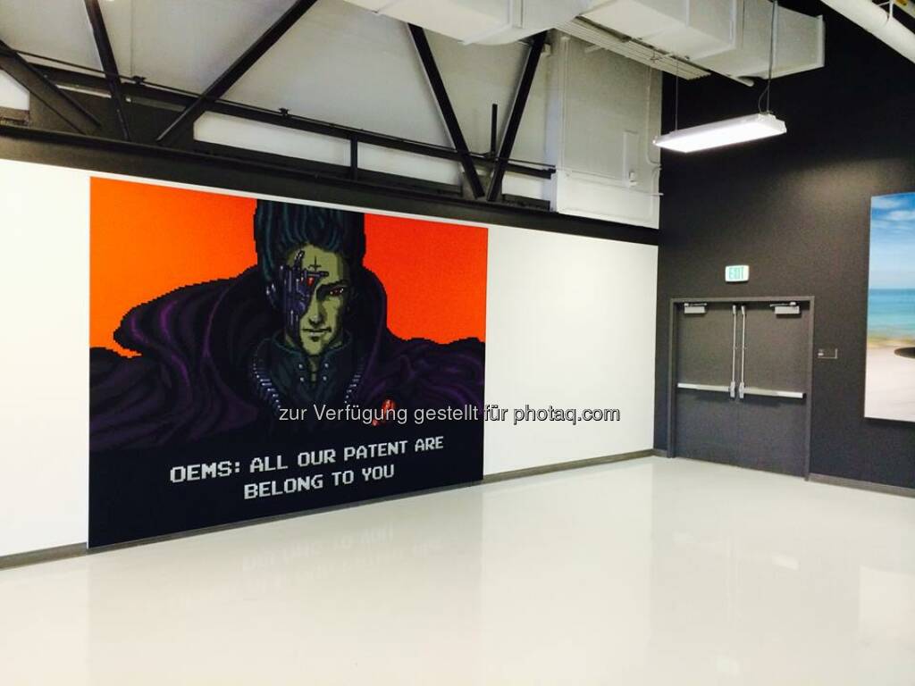 Tesla: New look for our patent wall...#AllOurPatentAreBelongToYou
(h/t Jason at Jalopnik)  Source: http://facebook.com/teslamotors (20.06.2014) 