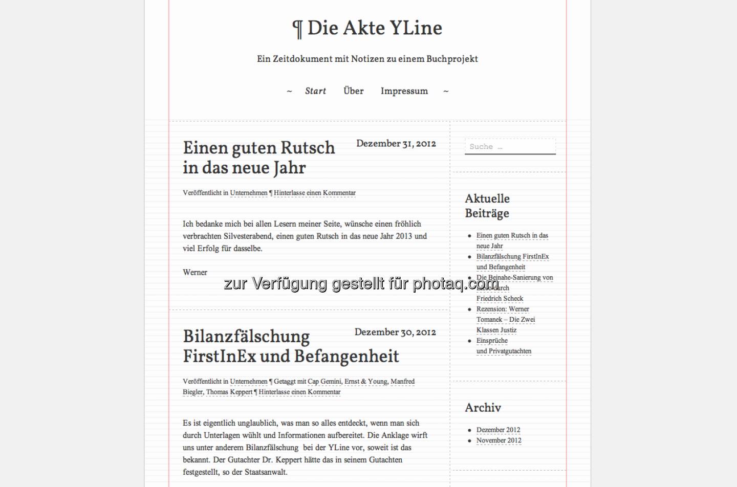 http://www.ylinestory.com - der vielbeachtete Blog von YLine-Gründer Werner Böhm