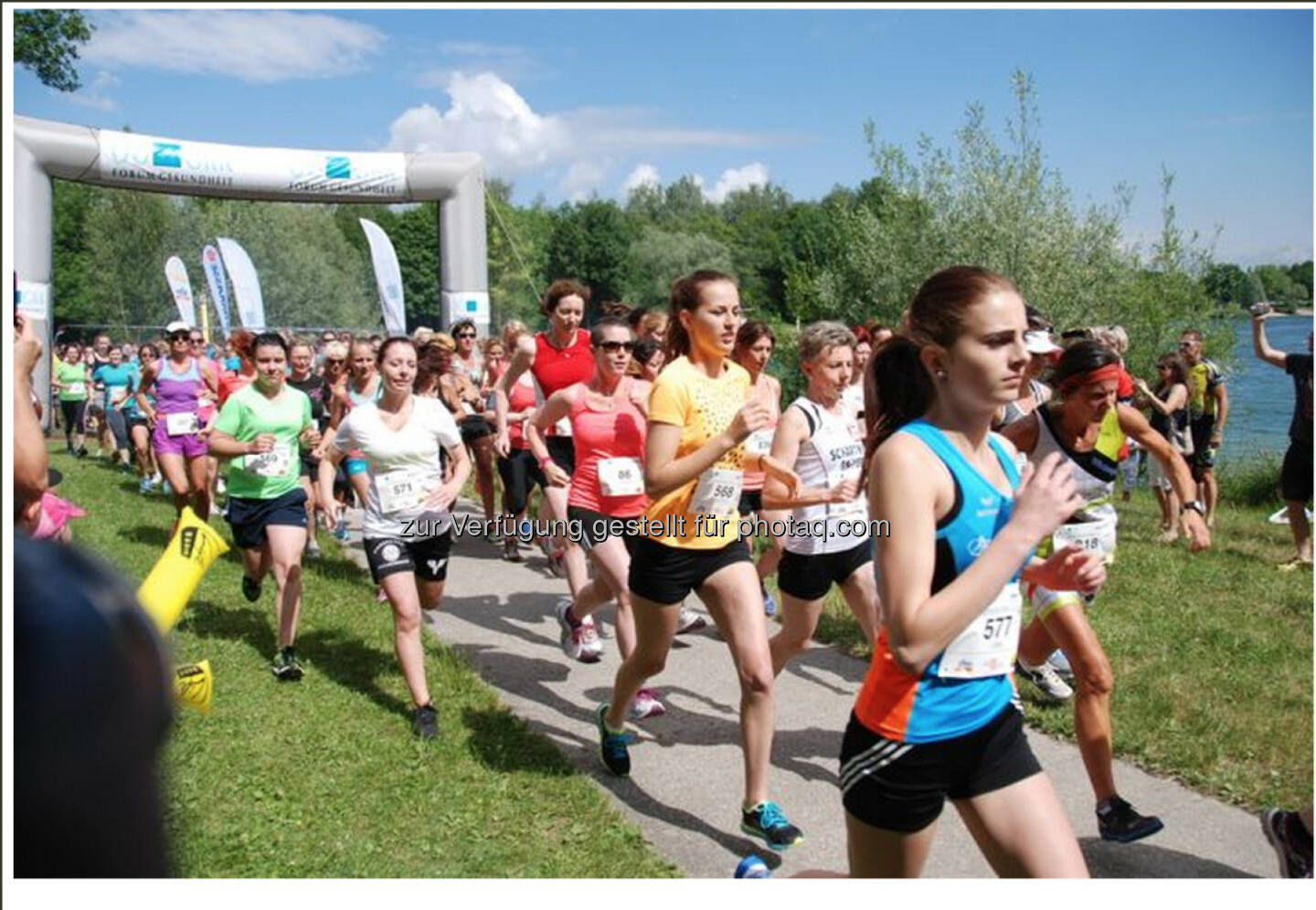 Start, OÖGKK Frauenlauf Linz 2014