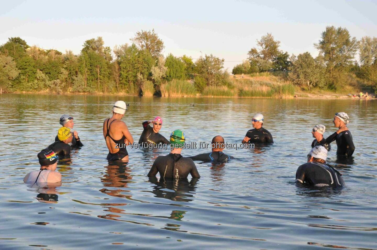 Besprechung, Tristyle-Vereinstraining Freiwasserschwimmen