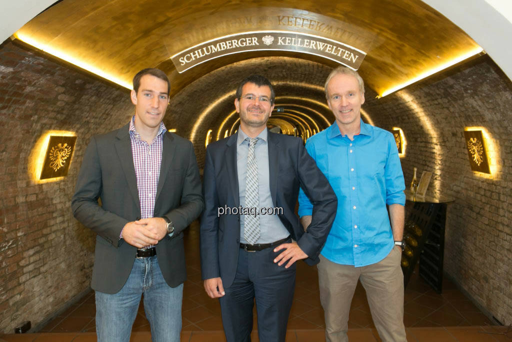 Markus Graser (Schlumberger), Andreas Wölfl, Christian Drastil, © photeq/Martina Draper (27.06.2014) 