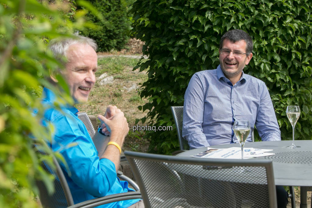 Was zu Lachen : Christian Drastil, Andreas Wölfl, © photeq/Martina Draper (27.06.2014) 