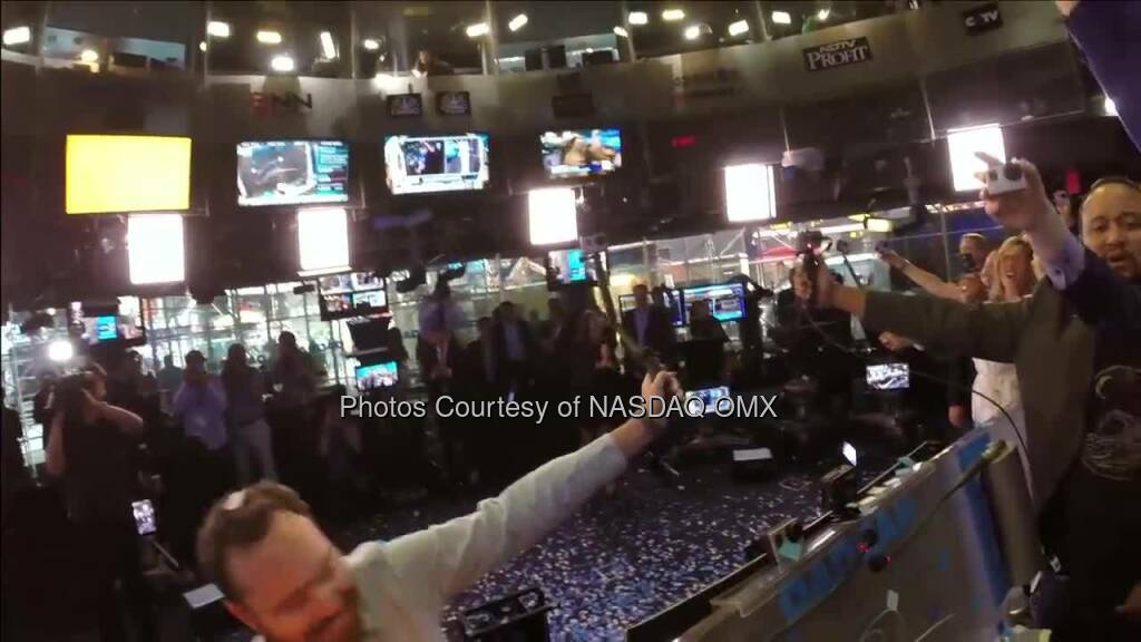 Watch the incredible GoPro Nasdaq Opening Bell Ceremony in Celebration of their #IPO! The different GoPro camera angles in the studio will blow your mind $GPRO  Source: http://facebook.com/NASDAQ (28.06.2014) 