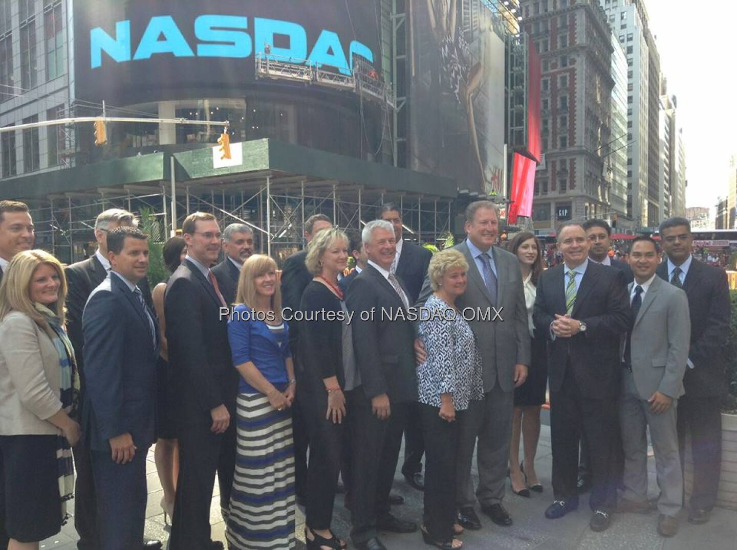 Jason Industries visited Times Square to ring the #NASDAQ Opening Bell today! #DreamBIG $JASN  Source: http://facebook.com/NASDAQ