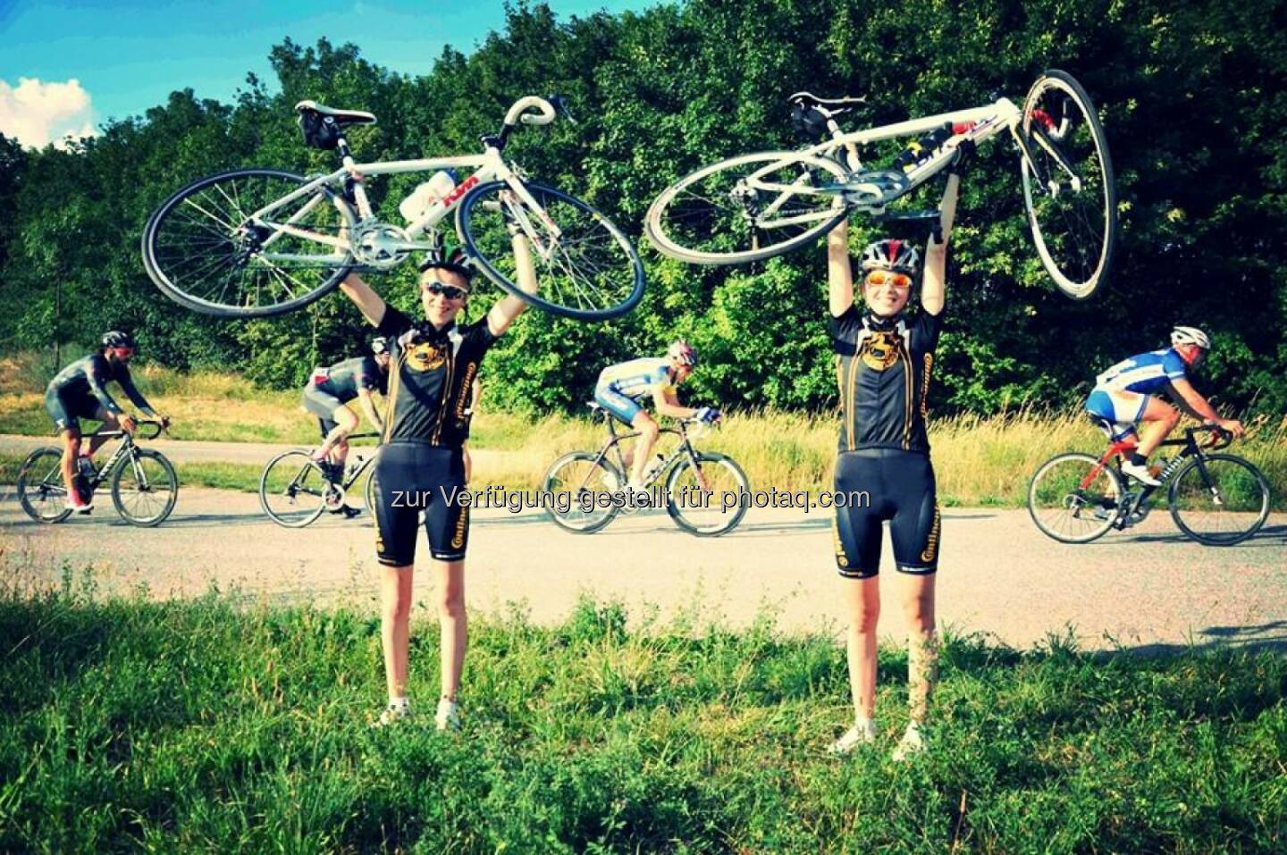 Tristyle Radfahren Rad Continental: Annika Sch&ouml;ppl, Sophie Sch&ouml;ppl