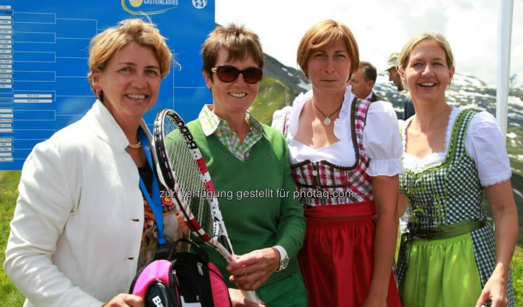 Judith Wiesner-Floimair, Annemarie Moser-Pröll, Yvonne Meusburger Flavia Pennetta, Sandra Reichel (06.07.2014) 