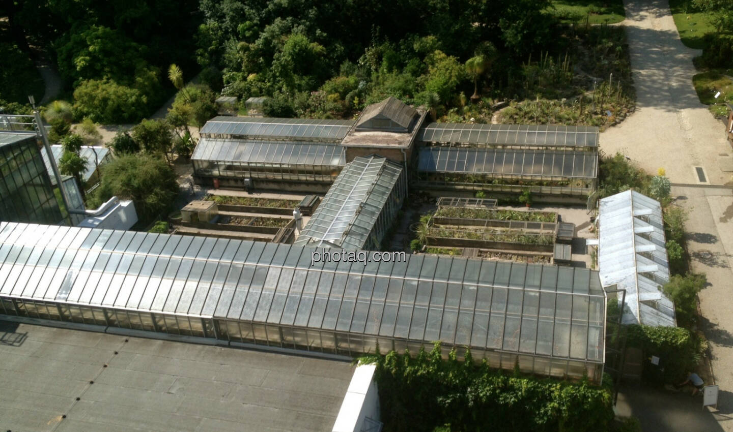 Botanischer Garten Wien, Blick aus dem Headquarter der CA Immo