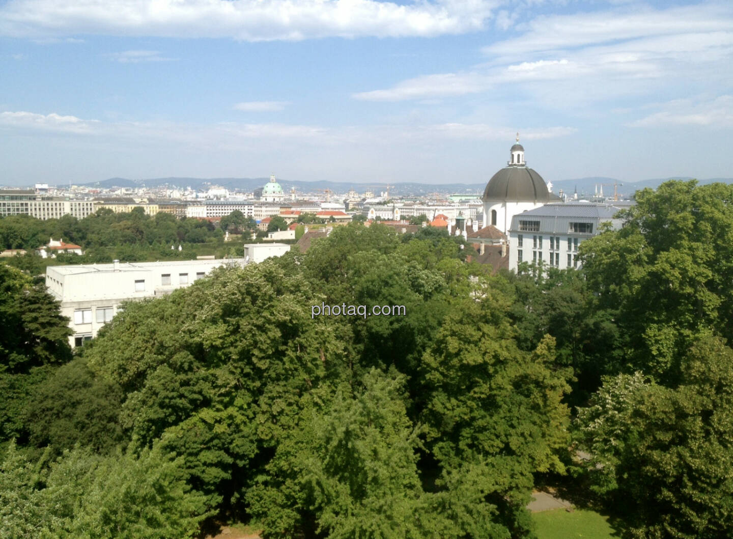 3. Bezirk Belvedere, Blick aus dem Headquarter der CA Immo