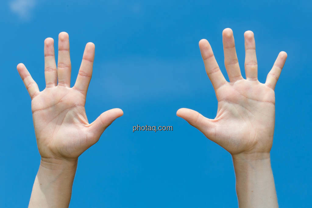 Hände, 10, zehn, © photaq/Martina Draper (08.07.2014) 