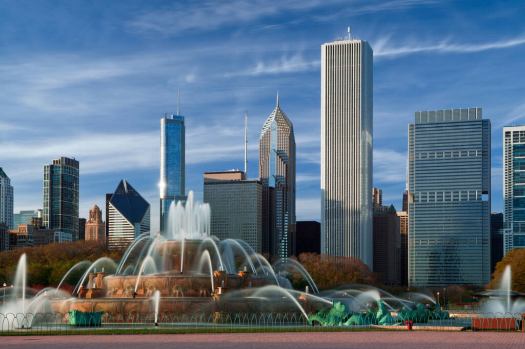 Chicago, Illinois, Buckingham Fountain, Al Bundy, USA, http://www.shutterstock.com/de/pic-79603012/stock-photo-buckingham-fountain-in-grant-park-chicago-usa.html , © (www.shutterstock.com) (10.07.2014) 