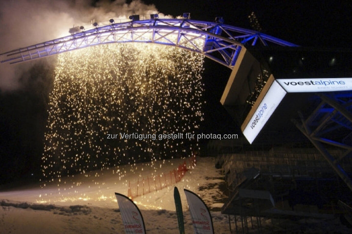 voestalpine skygate für die FIS Alpine Ski WM Schladming 2013 eröffnet (c) voestalpine-Aussendung