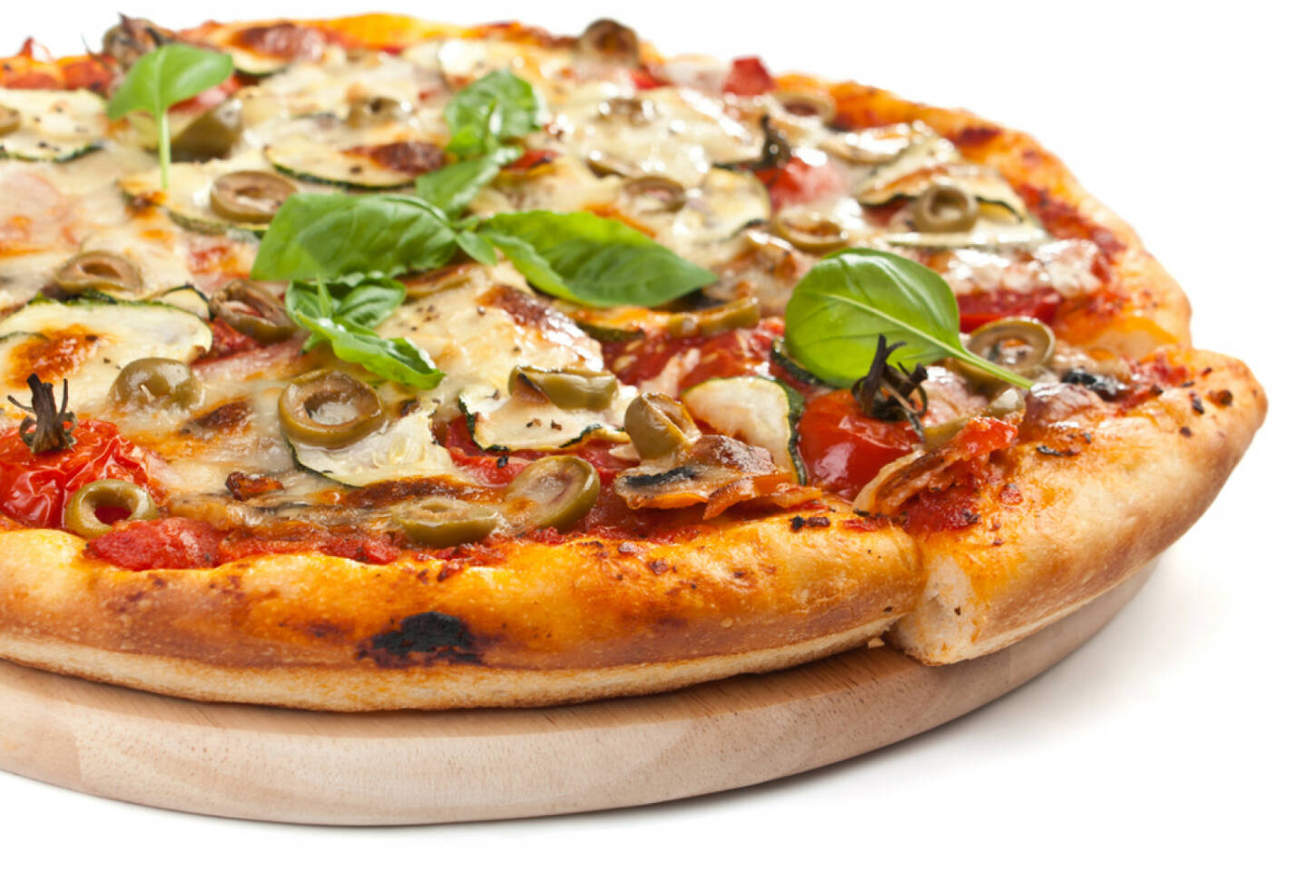 Pizza, Italien, food, http://www.shutterstock.com/de/pic-113787781/stock-photo--healthy-vegetables-and-mushrooms-vegetarian-pizza-isolated-on-white-background.html 