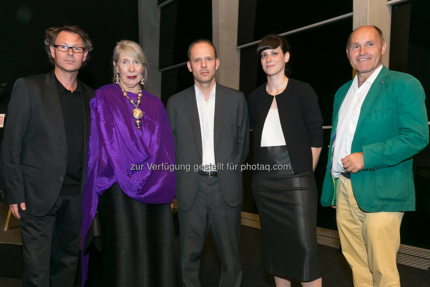 Sommerausstellungen der Kunsthalle Krems mit Personalen zu Martha Jungwirth, Gregor Schmoll und René Wirths eröffnet: Hans-Peter Wipplinger (Kunsthalle Krems), Martha Jungwirth (Künstlerin), Gregor Schmoll (Künstler), Stephanie Damianitsch (Kuratorin) und Landeshauptmann-Stv. Wolfgang Sobotka