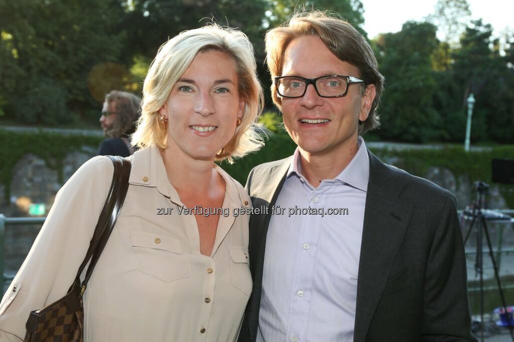 Isabella Keusch (Davidoff) und Gernot Keusch (Autostahl), © Medecco Holding (17.07.2014) 