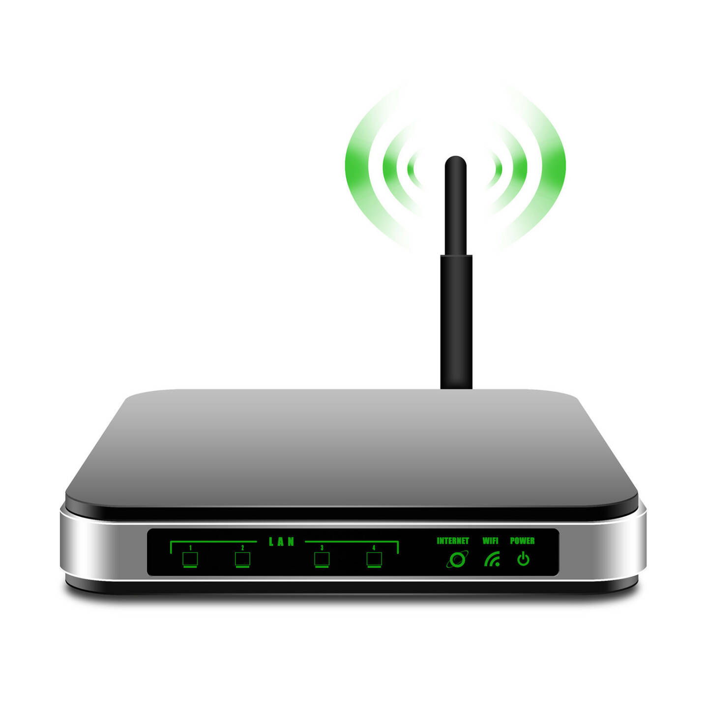 WLAN Router, Antenne, WIFI, Internet, Netzwerk http://www.shutterstock.com/de/pic-168956426/stock-photo--wireless-router-with-the-antenna-illustration.html