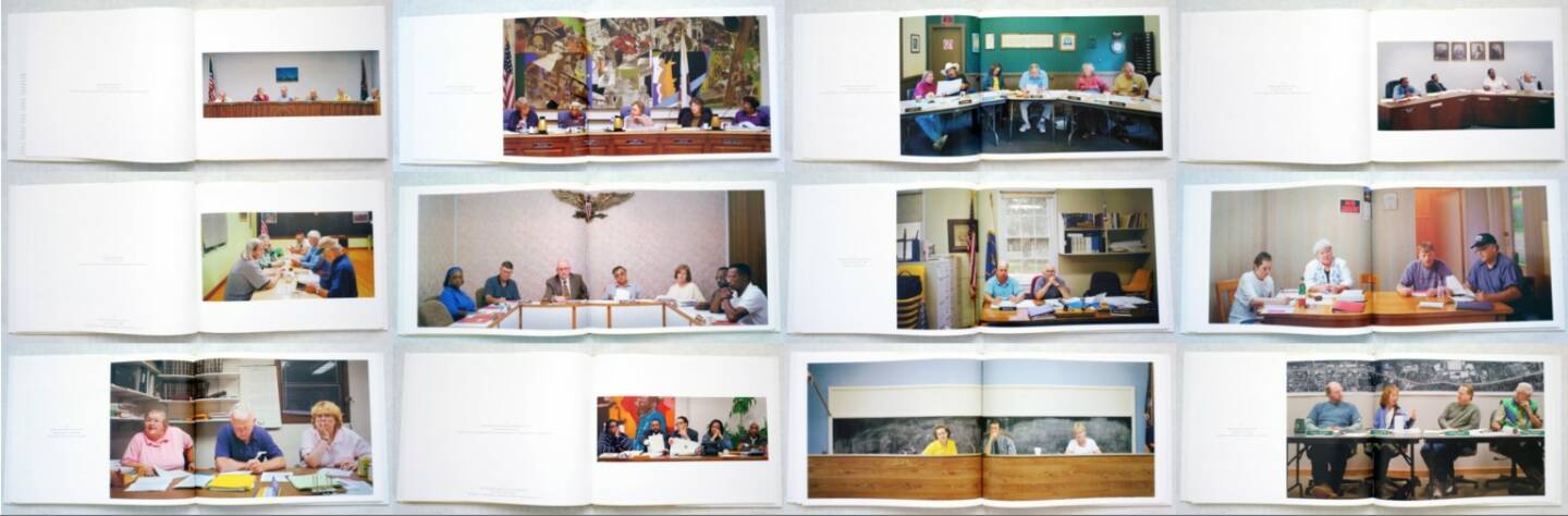 Paul Shambroom - Meetings, Chris Boot, 2004, Beispielseiten, sample spreads, http://josefchladek.com/book/paul_shambroom_-_meetings