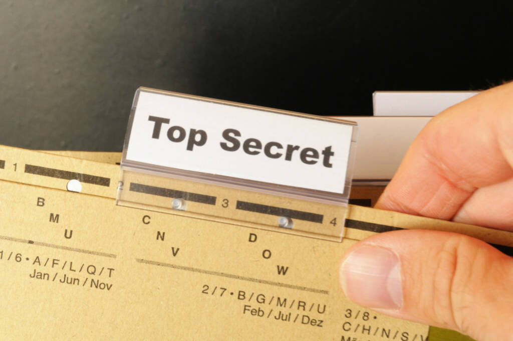 top secret, geheim, Spion, Spionage, erstock.com/de/pic-66675274/stock-photo-top-secret-folder-or-file-in-a-business-office.html? , © (www.shutterstock.com) (21.07.2014) 