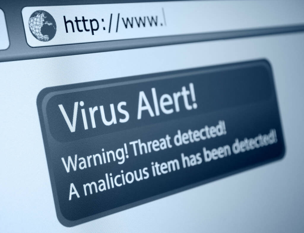 Virus, Alert, warning, malicious, internet, http://www.shutterstock.com/de/pic-127762841/stock-photo-closeup-of-virus-alert-sign-in-internet-browser-on-lcd-screen.html (24.07.2014) 