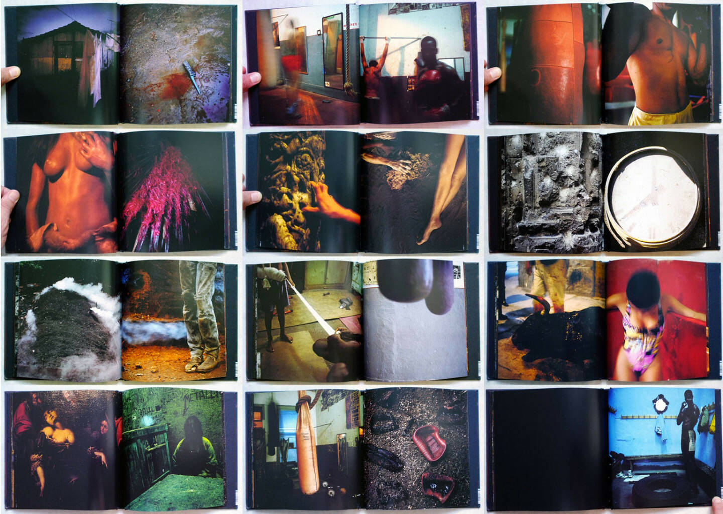 Miguel Rio Branco - Silent Book, Cosac Naify, 1997, Beispielseiten, sample spreads - http://josefchladek.com/book/miguel_rio_branco_-_silent_book