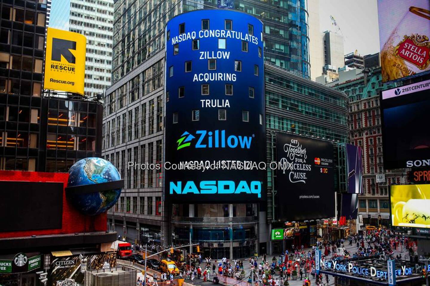 NASDAQ congratulates @Zillow on acquiring @Trulia! $Z @spencerrascoff  Source: http://facebook.com/NASDAQ
