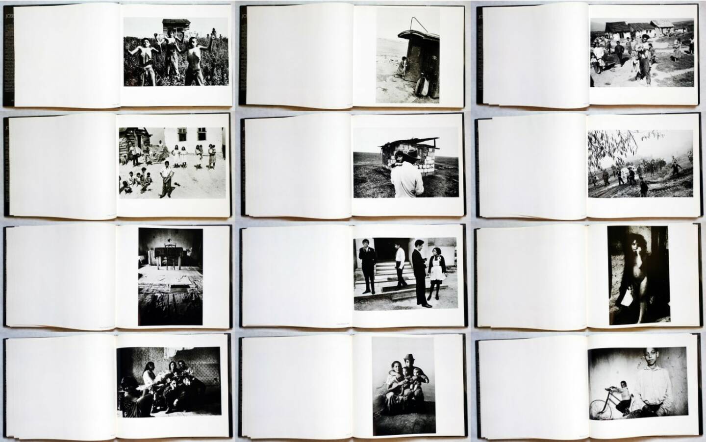 Josef Koudelka - Gypsies, Aperture, 1975, Beispielseiten, sample spreads - http://josefchladek.com/book/josef_koudelka_-_gypsies