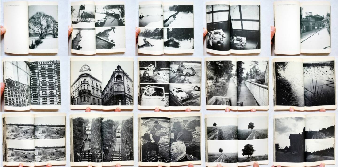 Jürgen Becker - Eine Zeit ohne Wörter, Suhrkamp, 1971, Beispielseiten, sample spreads - http://josefchladek.com/book/juergen_becker_-_eine_zeit_ohne_woerter