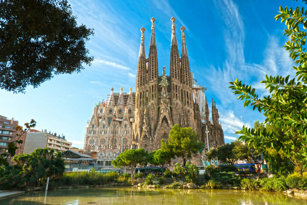 Barcelona, Spanien, Sagrada Familia, Kirche, <a href=http://www.shutterstock.com/gallery-178732p1.html?cr=00&pl=edit-00>Luciano Mortula</a> / <a href=http://www.shutterstock.com/?cr=00&pl=edit-00>Shutterstock.com</a> , Luciano Mortula / Shutterstock.com, © shutterstock.com (04.08.2014) 