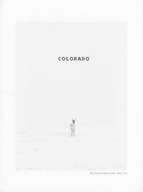 Alec Soth and Brad Zellar - LBM Dispatch #5: Colorado, LBM 2013, Cover - http://josefchladek.com/book/alec_soth_and_brad_zellar_-_lbm_dispatch_5_colorado, © (c) josefchladek.com (12.08.2014) 