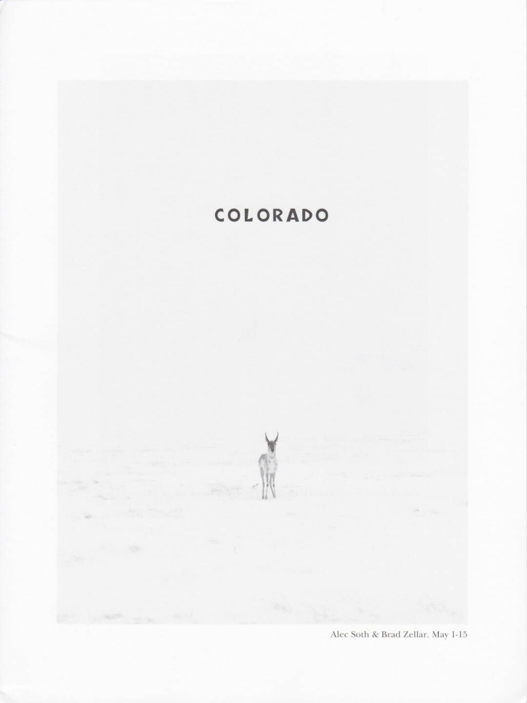 Alec Soth and Brad Zellar - LBM Dispatch #5: Colorado, LBM 2013, Cover - http://josefchladek.com/book/alec_soth_and_brad_zellar_-_lbm_dispatch_5_colorado