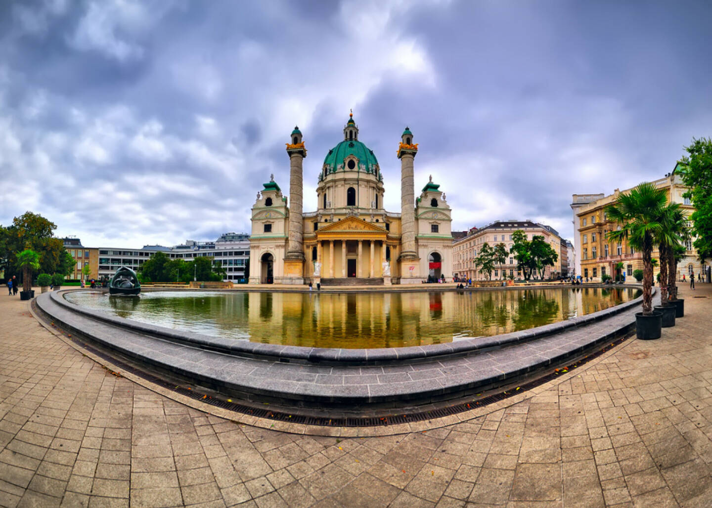 Karlskirche, Wien, Österreich, Kirche, http://www.shutterstock.com/de/pic-162086846/stock-photo-catholic-church-karlskirche-in-vienna.html 