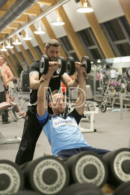 Manuel Ortlechner (FK Austria Wien) bei Holmes Place, © Martina Draper (16.01.2013) 