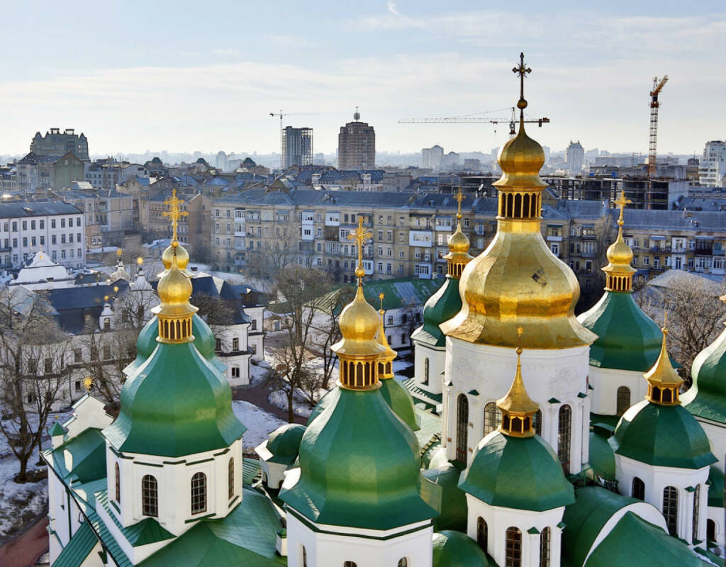 Kiew, Ukraine, Sofia Kathedrale, http://www.shutterstock.com/de/pic-134606834/stock-photo-the-sophia-cathedral-in-kiev.html , © shutterstock.com (15.08.2014) 