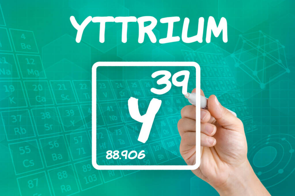 Yttrium, seltene Erden, Metall, http://www.shutterstock.com/de/pic-152211524/stock-photo-symbol-for-the-chemical-element-yttrium.html, © www.shutterstock.com (15.08.2014) 