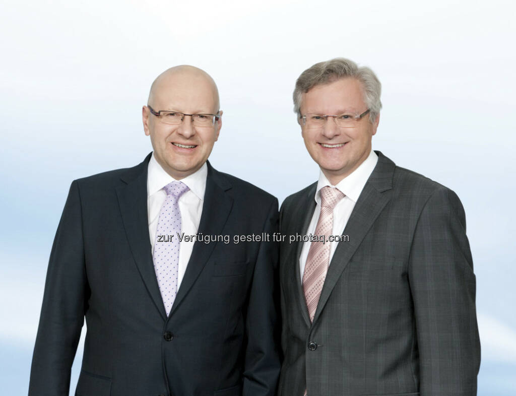 BWT-Vorstände Andreas Weißenbacher und Gerhard Speigner: BWT gab bekannt, das seit 2001 bestehende ADR Level-1 Programm zu beenden. Ein entsprechende Beauftragung ergehe in Kürze an den Sponsor des Programms, die Bank of New York Mellon (c) BWT  (17.01.2013) 