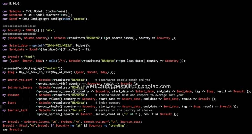 Screenshot Perl Code der BSNgine - generiert zb die Prosa von http://boerse-social.com/2014/08/21/atx_detailliert_rbi_mit11_plus_und_doppeltem_umsatz_rhi_bereits_8_tage_im_plus_3_neue_3er_serien_gestartet (22.08.2014) 