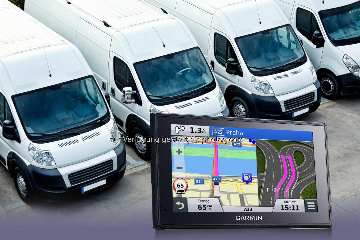 Garmin stellt auf Android basierend Modelle für Flottennavigation und -logistik vor (Bild: Garmin)