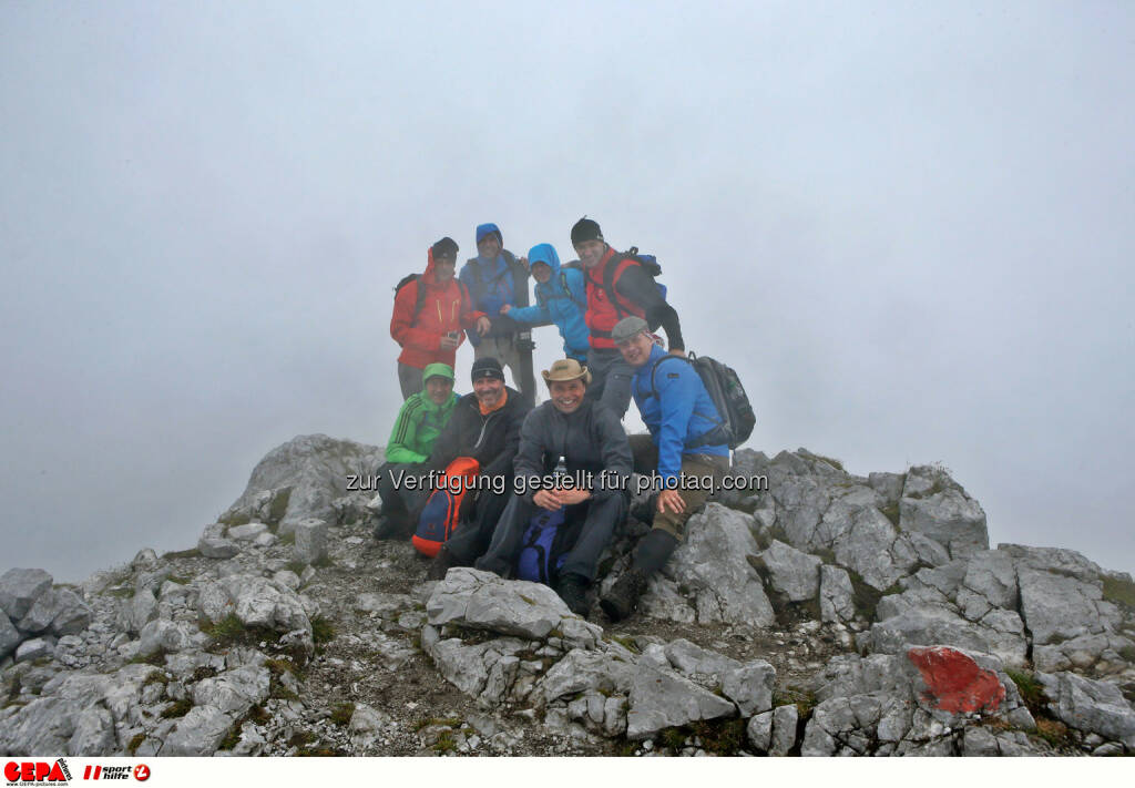 Roland Koenigshofer, Toni Schutti, Martin Wiesinger, Sebastian Haboeck, Tobias Grafe, Philipp Bodzenta, Christoph Stadler und Udo Kluewer. (Photo: GEPA pictures/ Markus Oberlaender) (26.08.2014) 