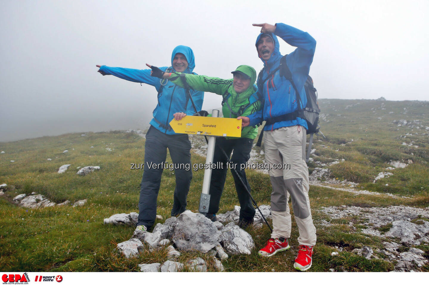 Tobias Grafe, Roland Koenigshofer und Sebastian Haboeck. (Photo: GEPA pictures/ Markus Oberlaender)