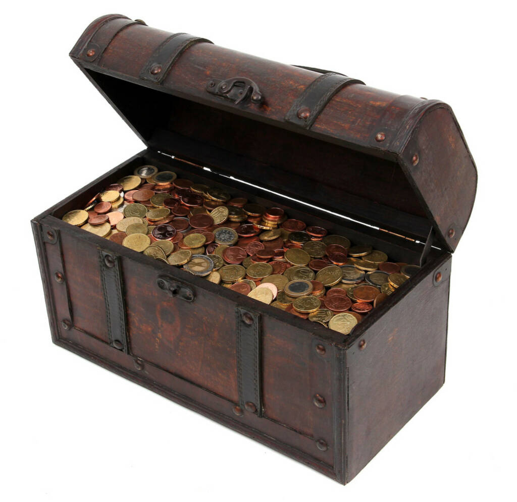 Schatzkiste, Schatz, Geld, Truhe, Besitz, Gold, anhäufen, sammeln, horten, http://www.shutterstock.com/de/pic-90122110/stock-photo-treasure-chest-with-coins.html?src=4x4MhmetWTGM4epE7aax0g-1-42 , © www.shutterstock.com (22.03.2025) 