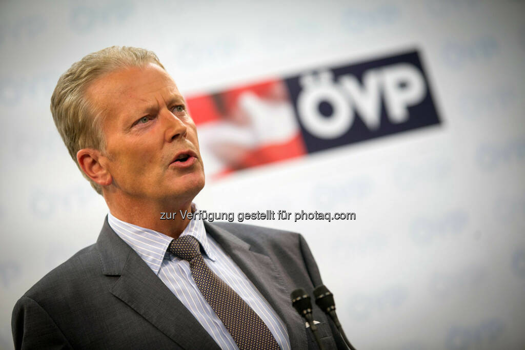 Reinhold Mitterlehner (ÖVP-Bundesparteiobmann) (Bild: ÖVP, Fotograf: Jakob Glaser) (28.08.2014) 