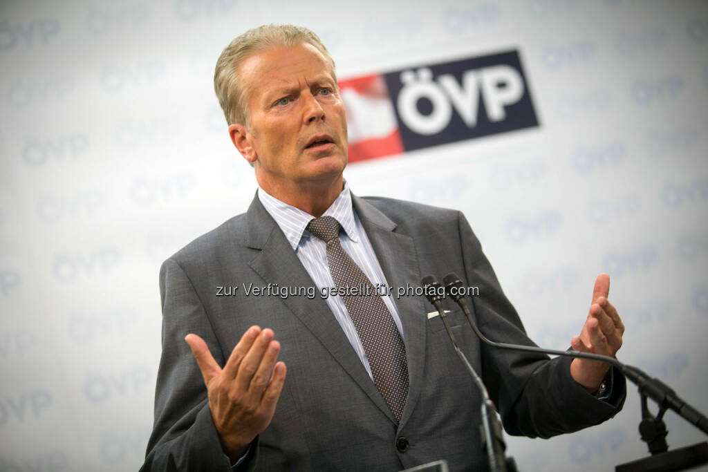 Reinhold Mitterlehner (ÖVP-Bundesparteiobmann) (Bild: ÖVP, Fotograf: Jakob Glaser) (28.08.2014) 