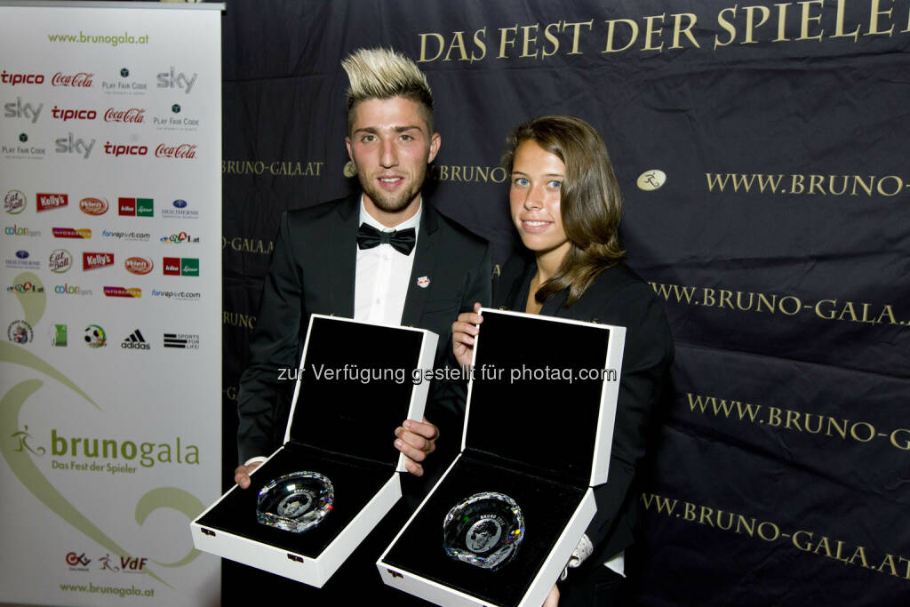 Kevin Kampl, Nicole Billa (Bild: Bildagentur Zolles/ Martin Steiger) (31.08.2014) 