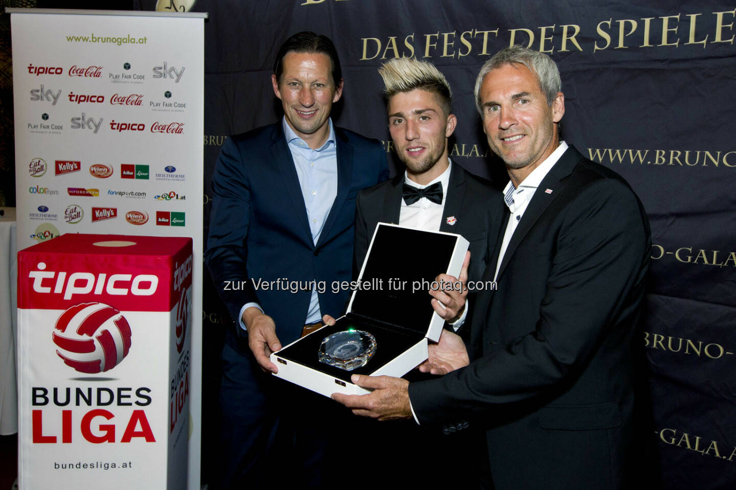 Roger Schmidt, Kevin Kampl, Michael Konsel (Bild: Bildagentur Zolles/ Martin Steiger)